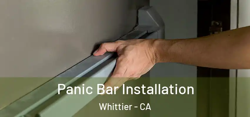 Panic Bar Installation Whittier - CA